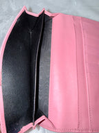 Gucci Hysteria Pink Leather Bifold Long Wallet