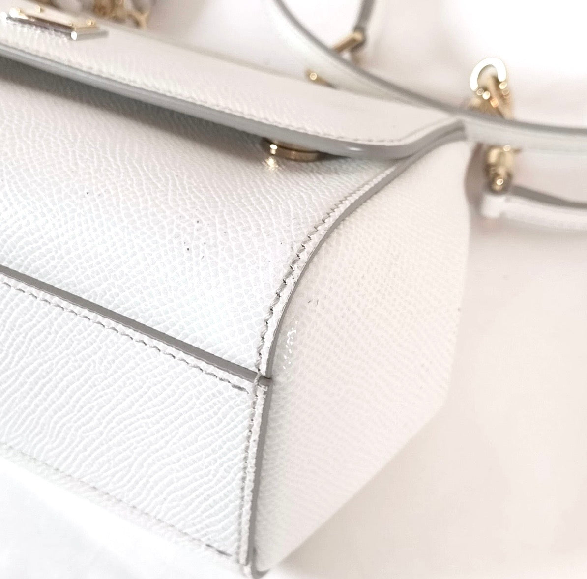 Dolce & Gabbana Sicily Small Bag – White Calf Leather!