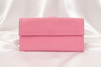 Gucci Hysteria Pink Leather Bifold Long Wallet