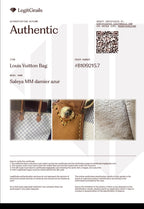 Louis Vuitton Saleya MM in Damier Azur