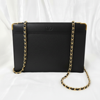 Valentino Garavani grainy calfskin VLogo signature clutch