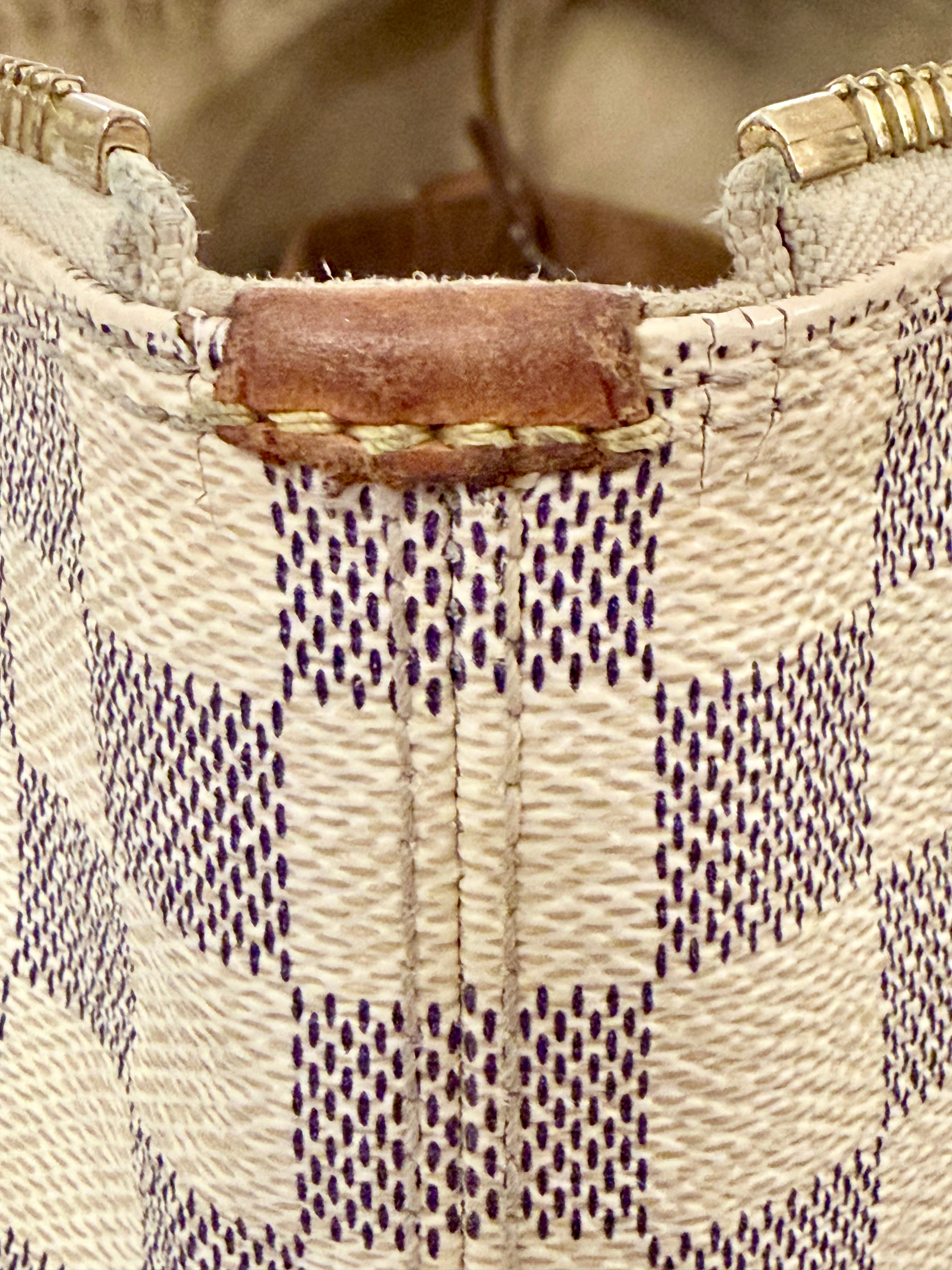 Louis Vuitton Saleya MM in Damier Azur