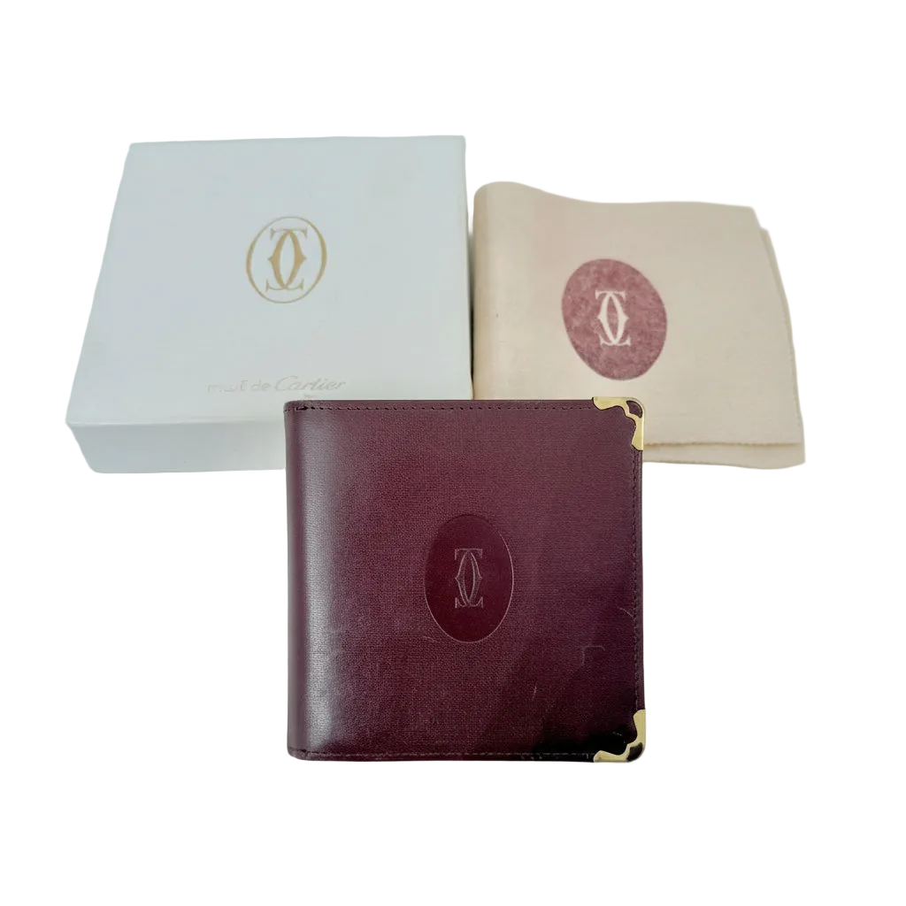 Cartier Classic vintage luxury wallet from Must de Cartier