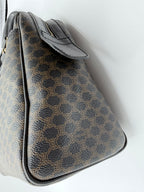 Celine Macadam Black/Brown Boston Bag-Vintage!