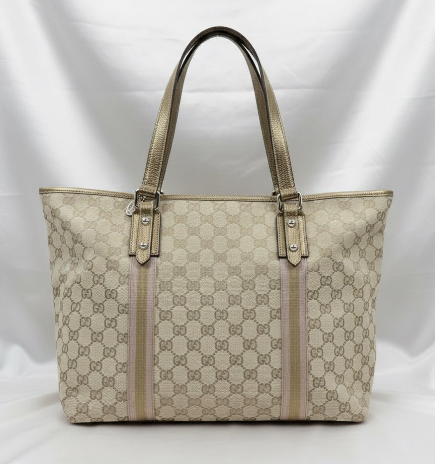 Gucci Original GG Canvas Jolicoeur Tote