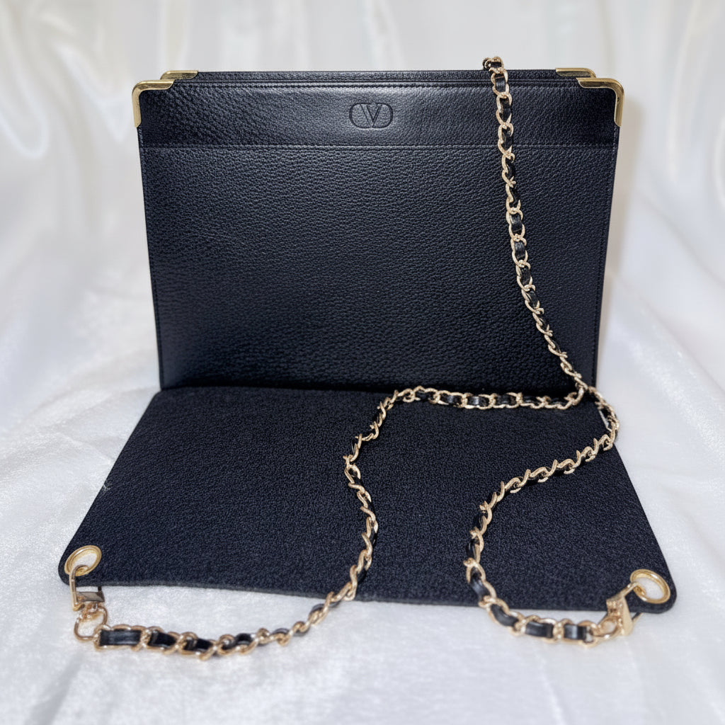 Valentino Garavani clutch/pouch in black leather