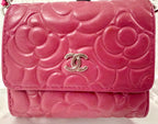 🩷 SOLD🩷 Chanel Camellia Mini Lambskin Wallet (WOC Style)