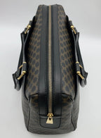 Celine Macadam Black/Brown Boston Bag-Vintage!