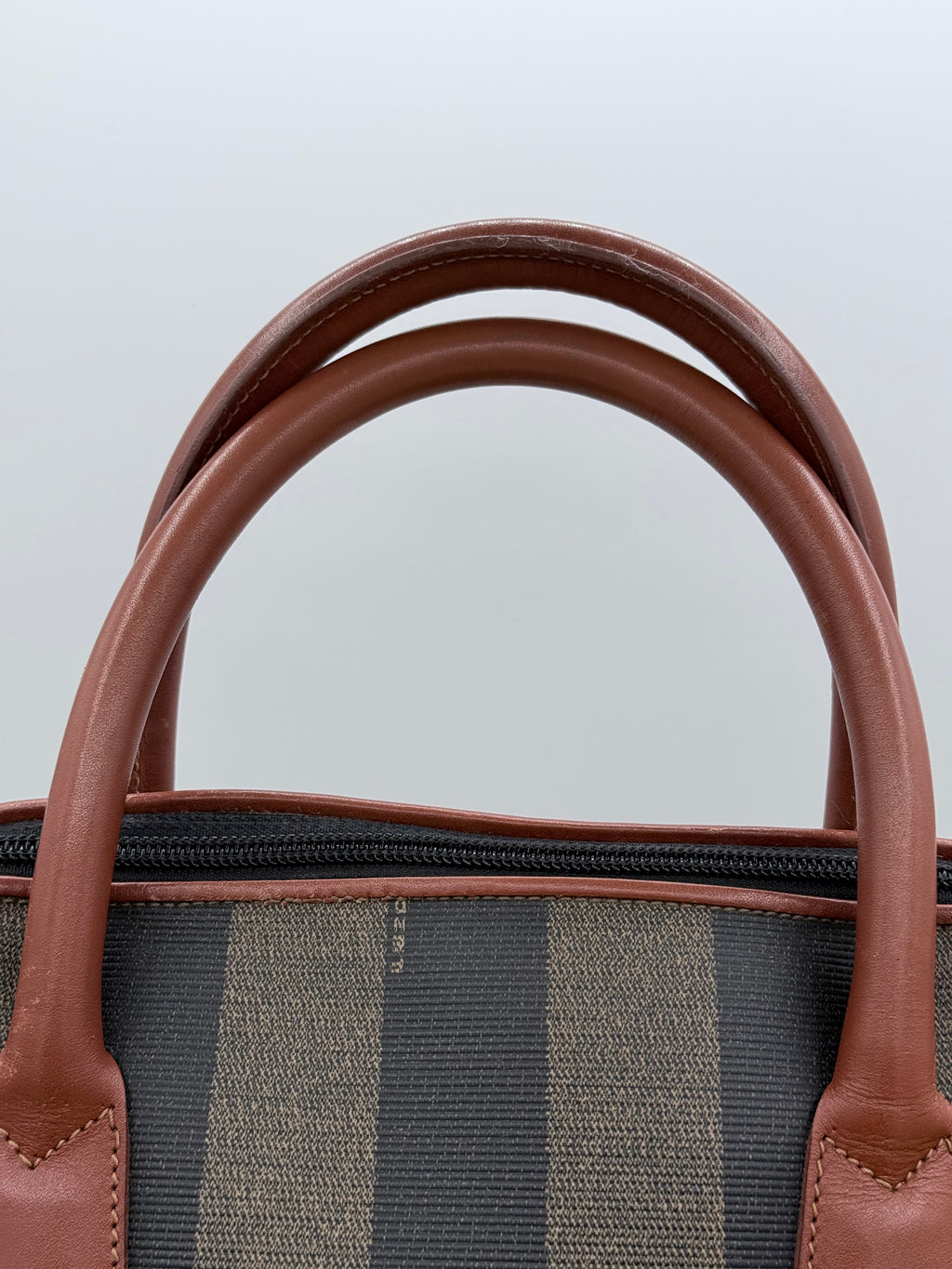 Fendi Pequin Dome Canvas Bag