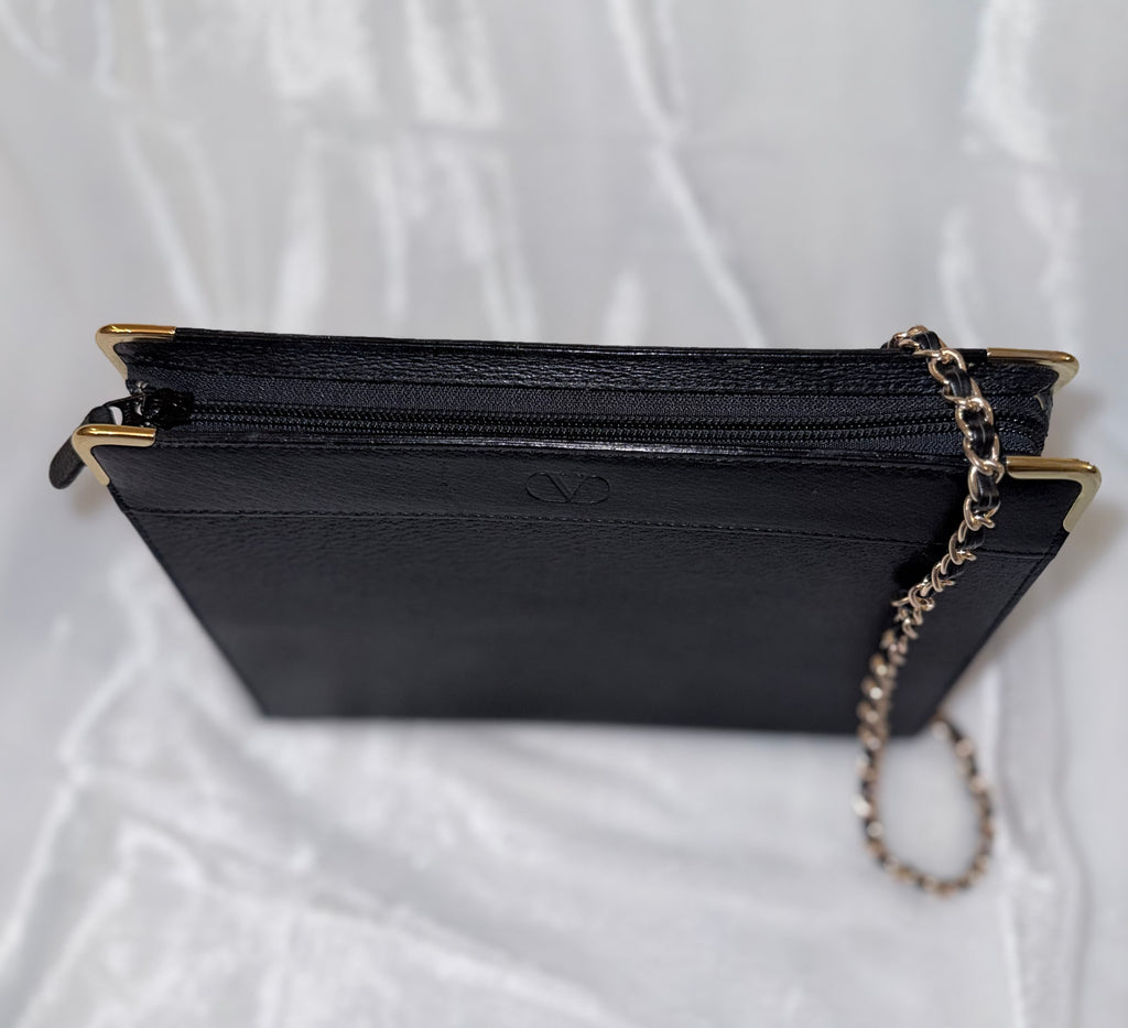 Valentino Garavani clutch/pouch in black leather