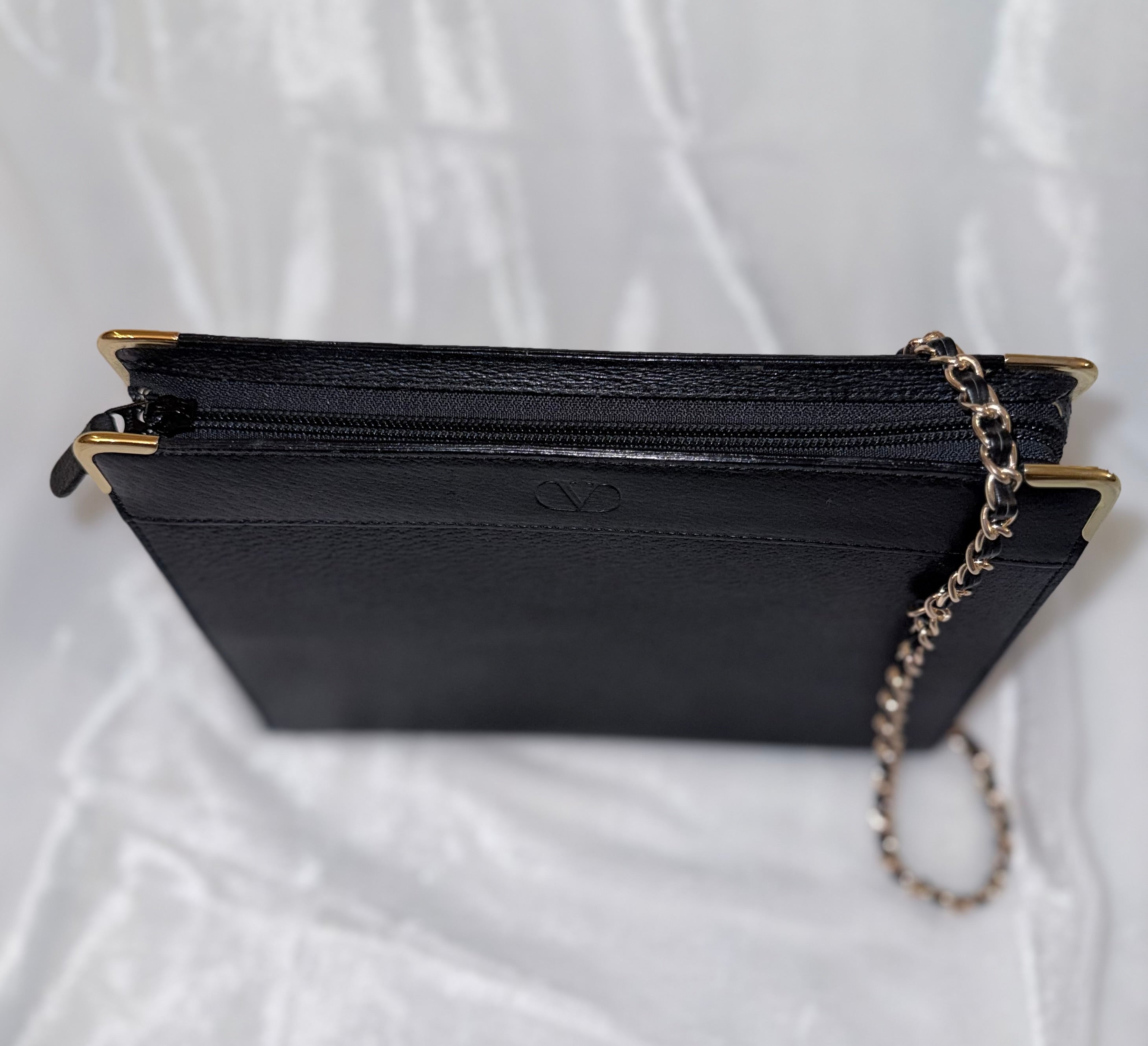 Valentino Garavani clutch/pouch in black leather
