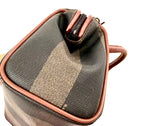 Fendi Pequin Striped Mini Boston Bag-Vintage