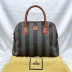 Fendi Pequin Dome Canvas Bag