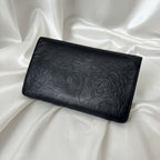 👜SOLD👜 CHANEL Black Camellia Embossed Lambskin Leather