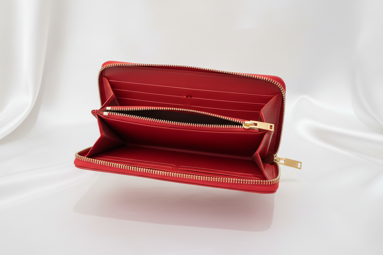 Saint Laurent Cassandra Matelassé Grained Leather Wallet