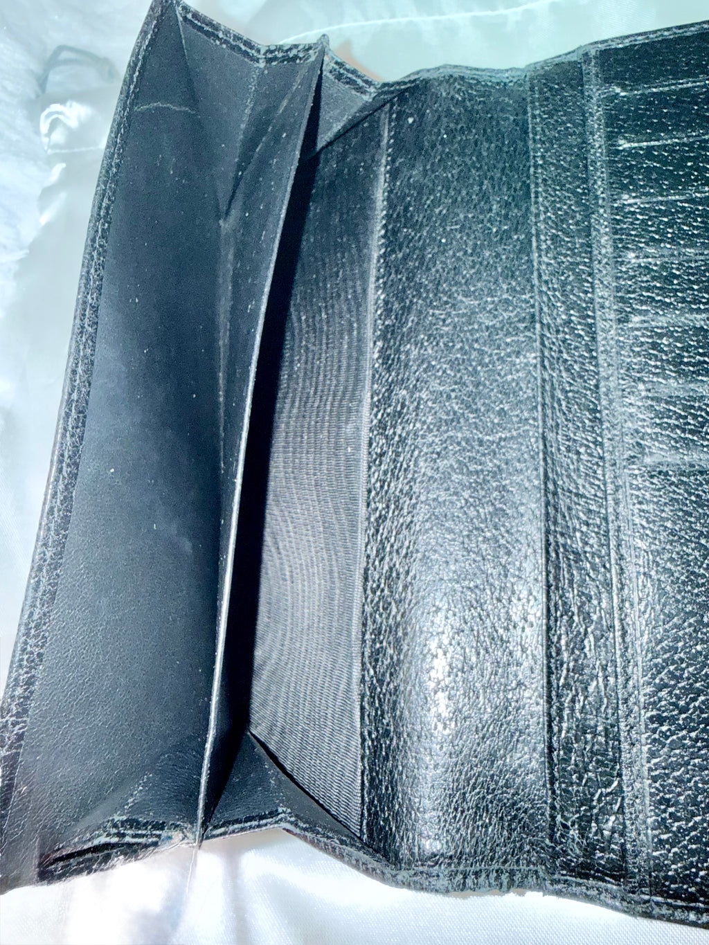 GUCCI GG Black Continental Long wallet-Vintage