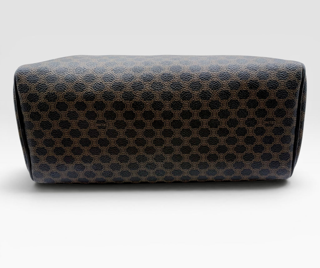 Celine Macadam Black/Brown Boston Bag-Vintage!