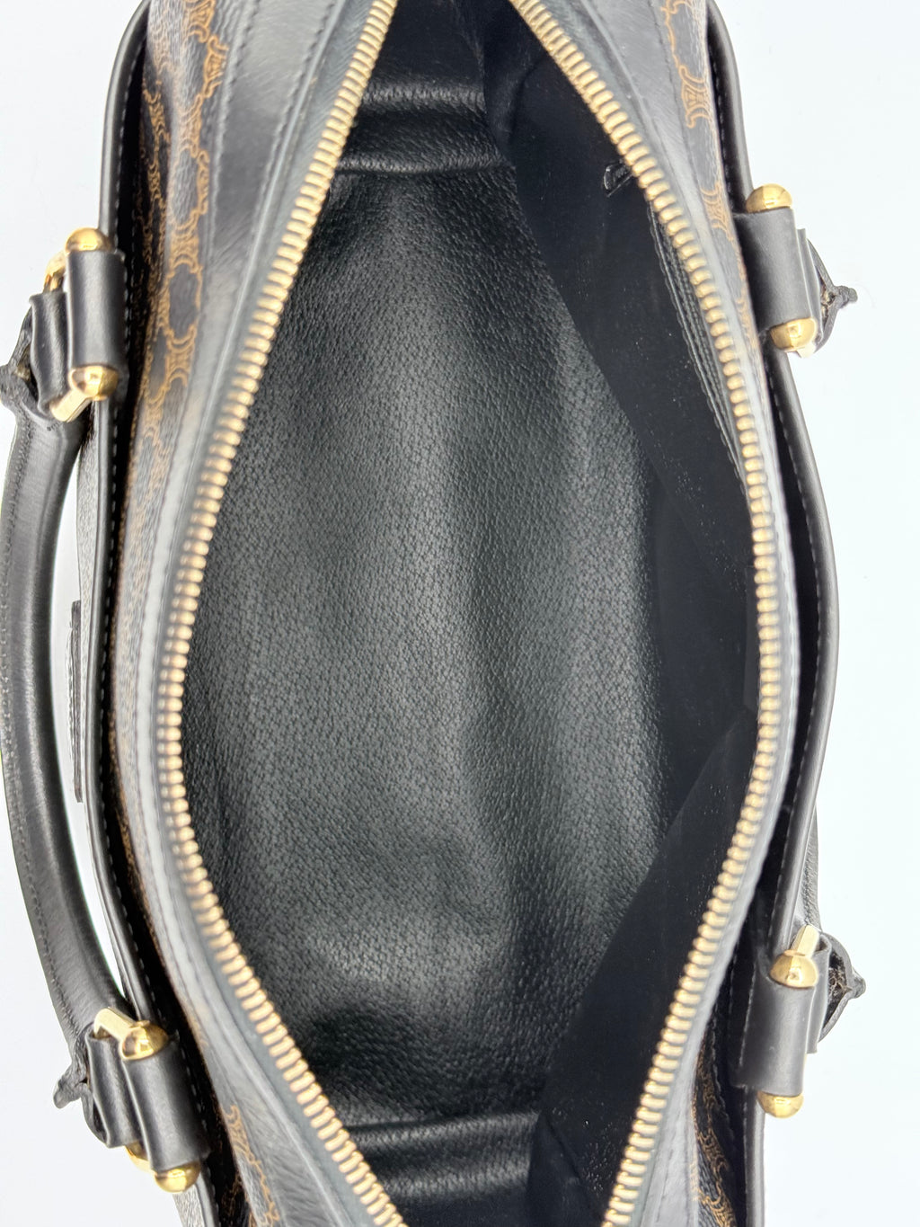 Celine Macadam Black/Brown Boston Bag-Vintage!