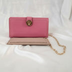 Gucci Hysteria Pink Leather Bifold Long Wallet