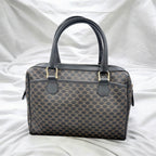 Celine Macadam Black/Brown Boston Bag-Vintage!