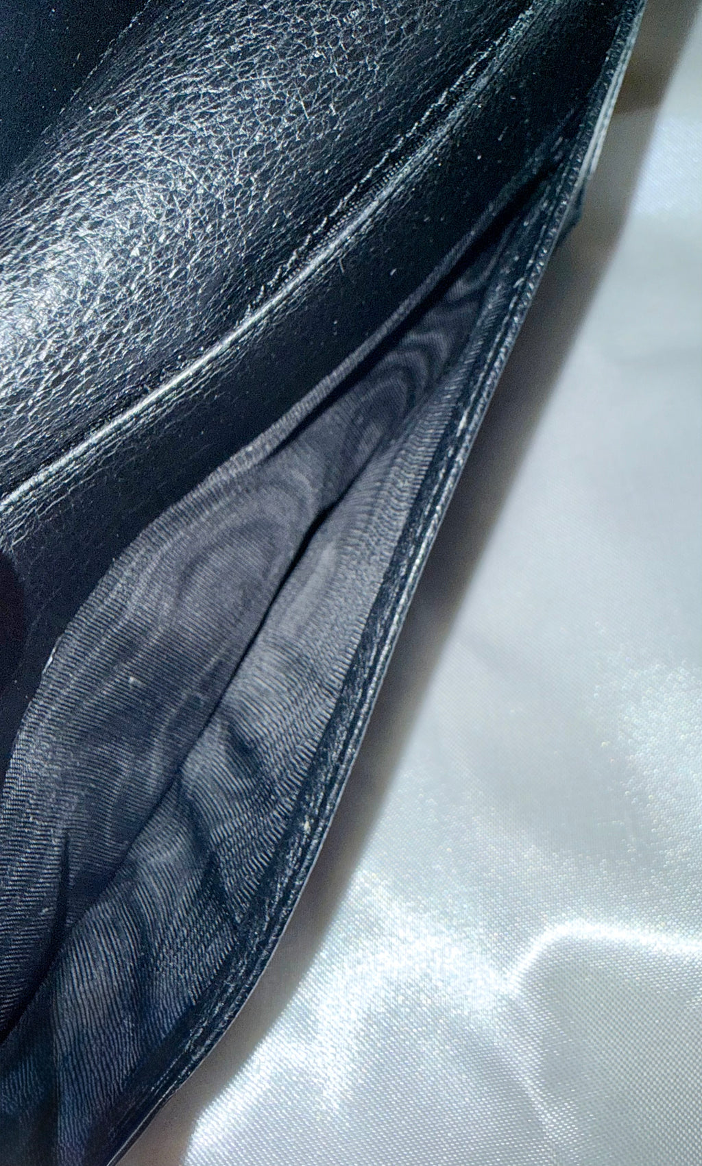 GUCCI GG Black Continental Long wallet-Vintage