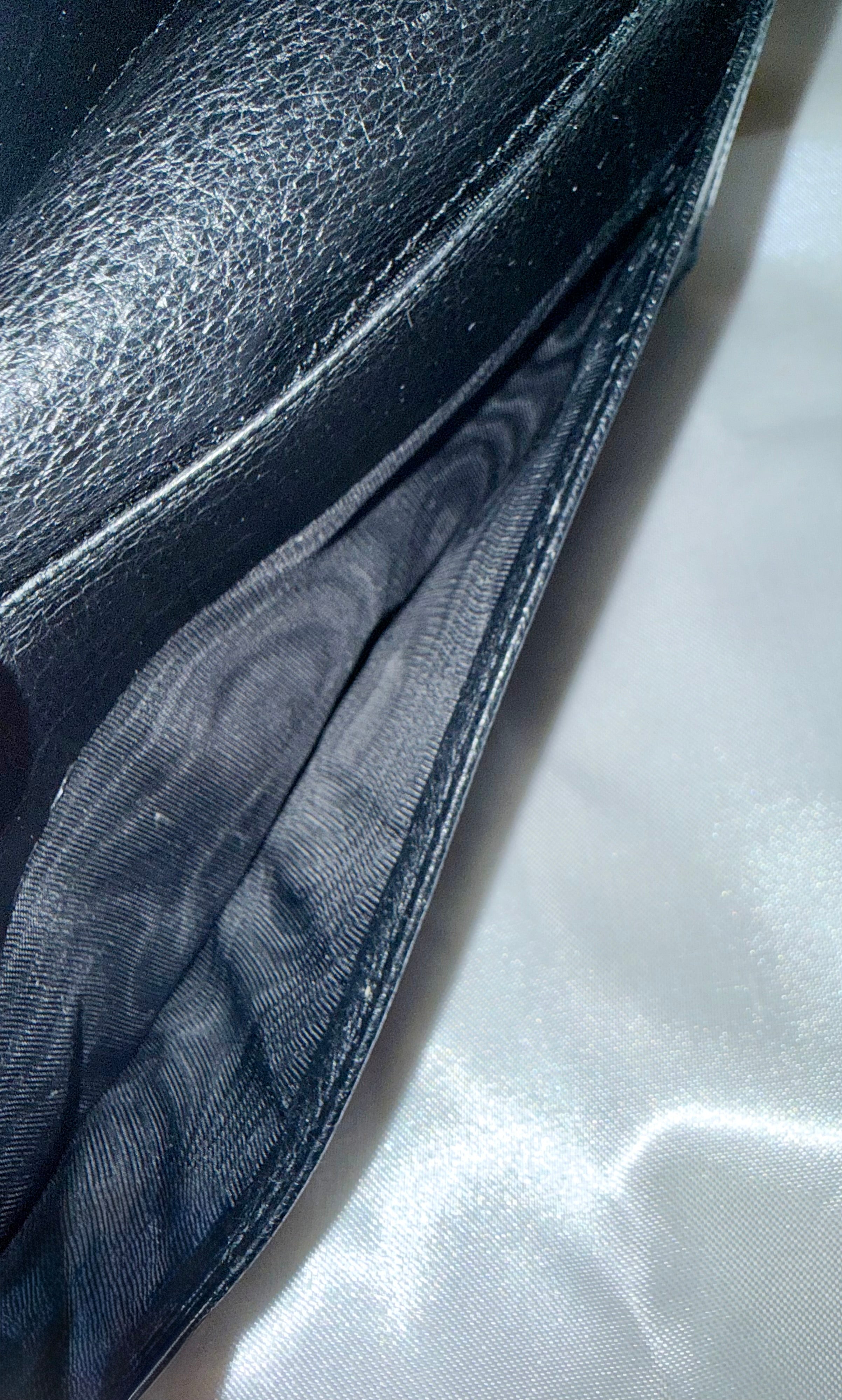 GUCCI GG Black Continental Long wallet-Vintage
