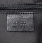 Gucci Black Nylon Bamboo Hobo Bag