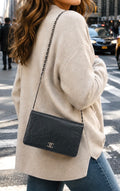 👜SOLD👜 CHANEL Black Camellia Embossed Lambskin Leather