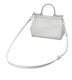 Dolce & Gabbana Sicily Small Bag – White Calf Leather!