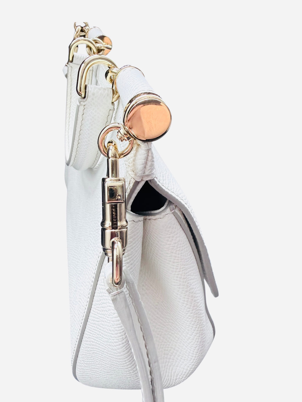 Dolce & Gabbana Sicily Small Bag – White Calf Leather!