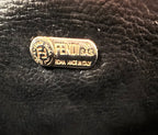 Fendi Pequin Striped Mini Boston Bag-Vintage