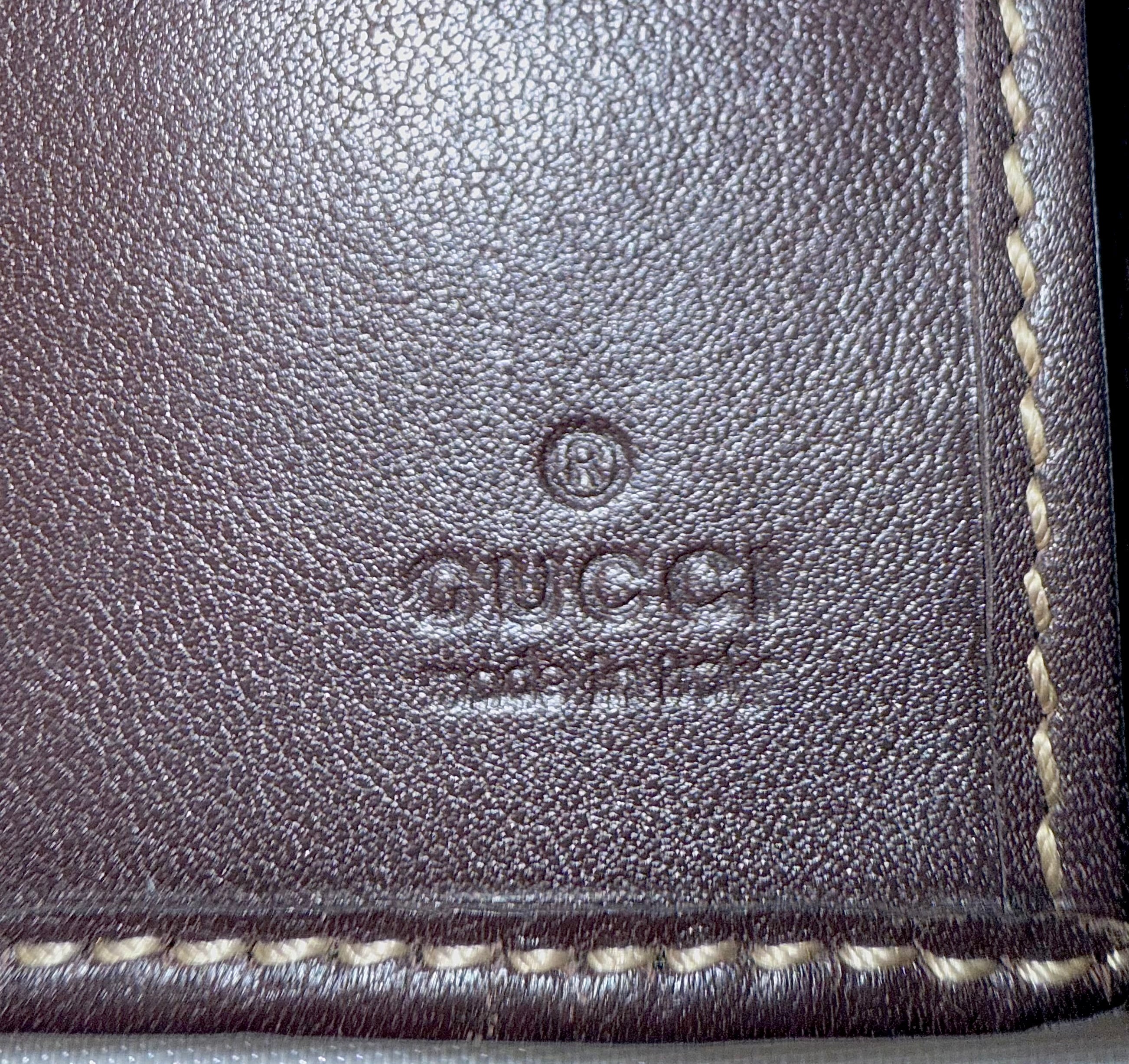 Gucci GG monogram wallet with heart GG