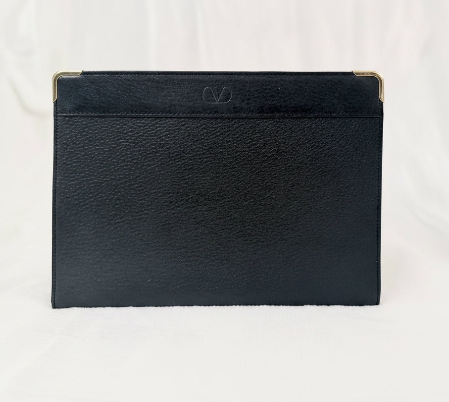 Valentino Garavani clutch/pouch in black leather