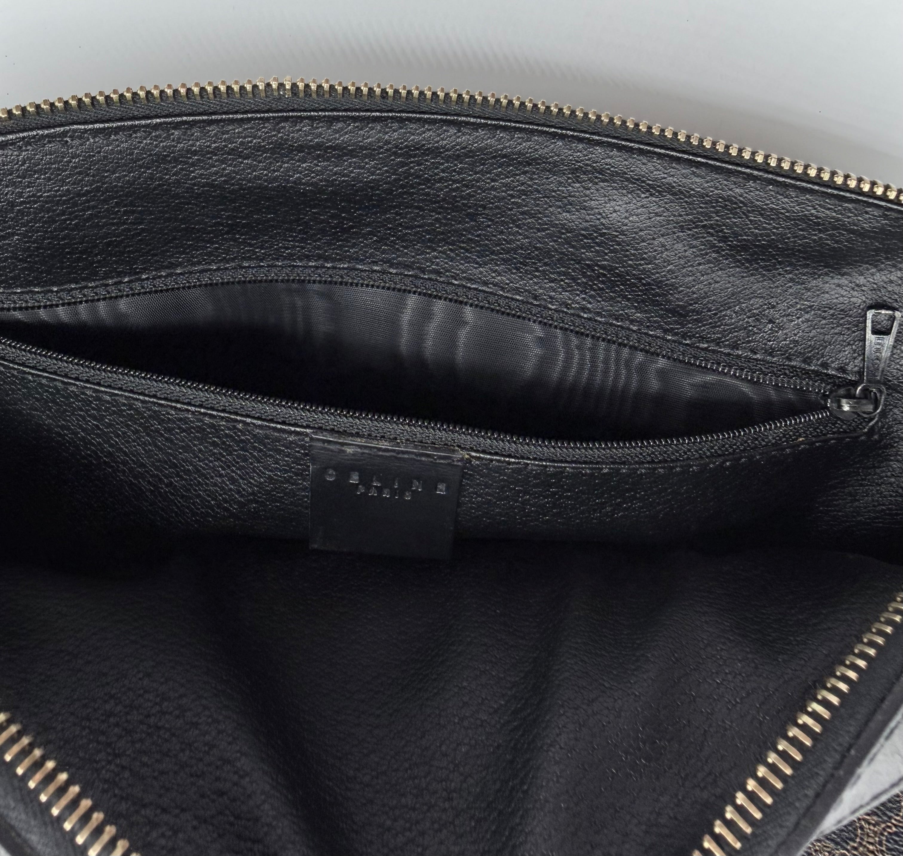 Celine Macadam Black/Brown Boston Bag-Vintage!