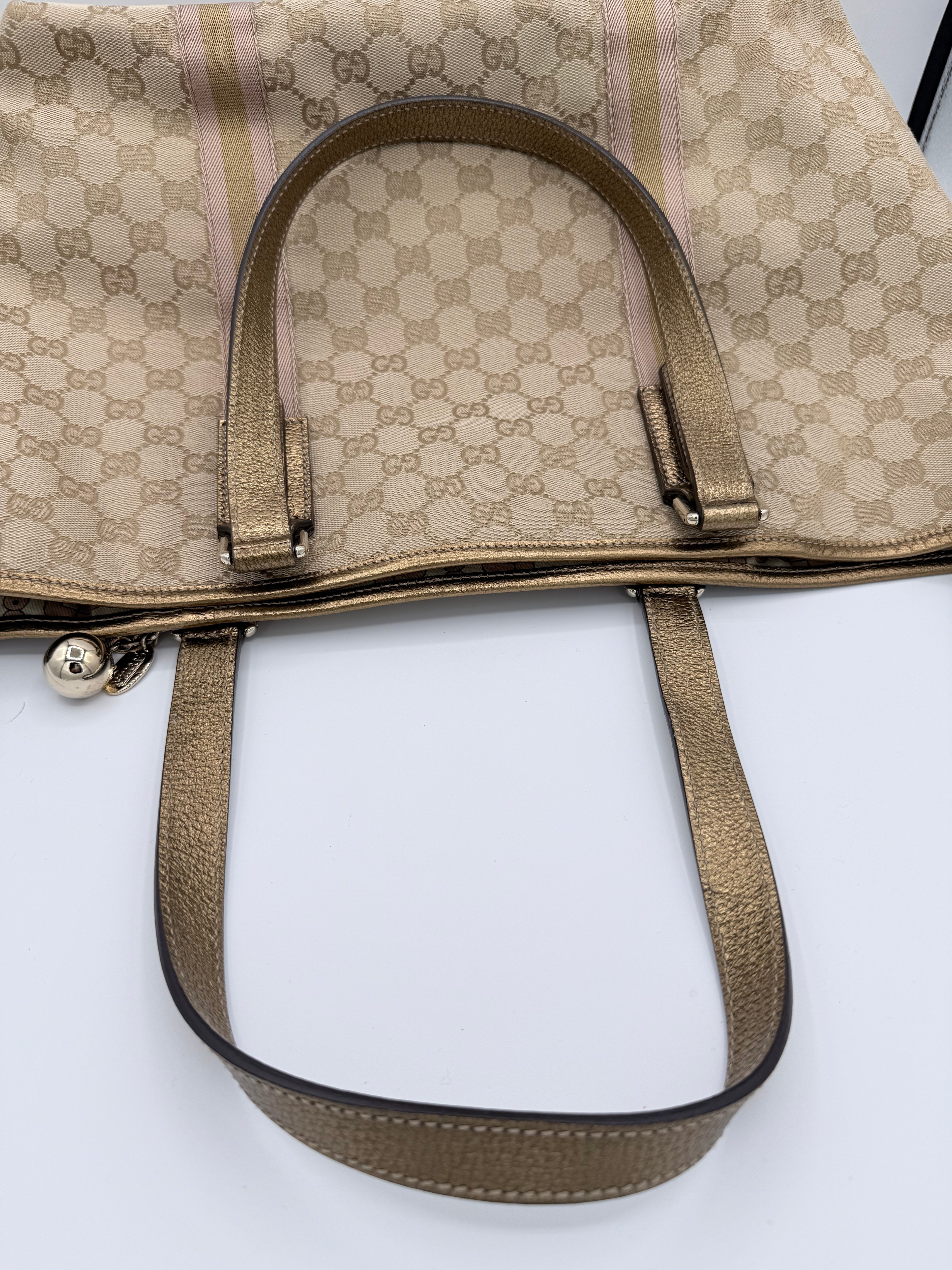 Gucci Original GG Canvas Jolicoeur Tote